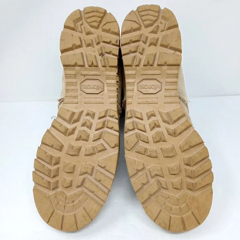 Altama Military Desert Combat Boots Men's Size 5.5 Tan Hot Weather Army Vibram